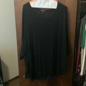 Black flowy blouse